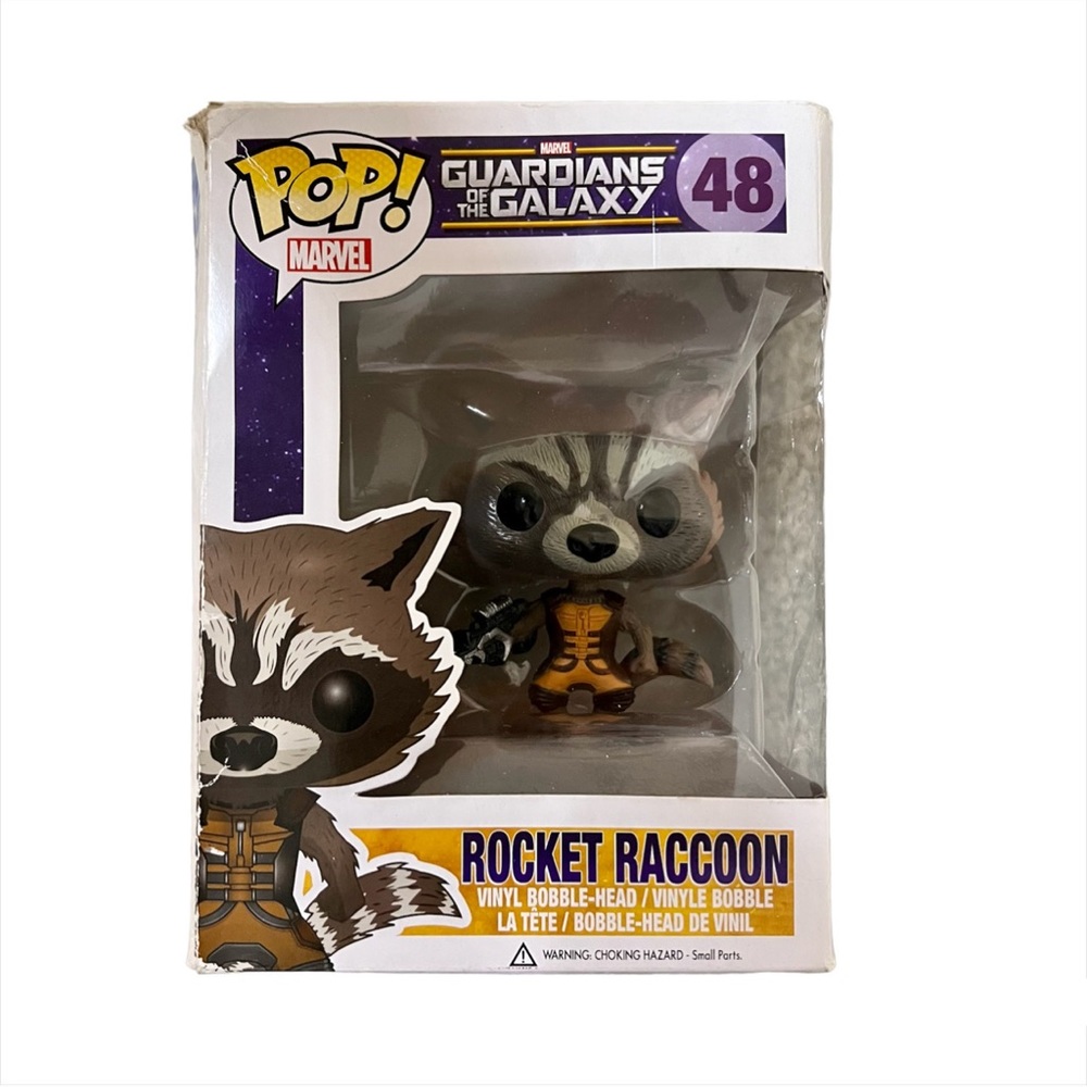 Funko Pop Marvel Guardians of the Galaxy Rocket Raccoon Vinyl Figure 48